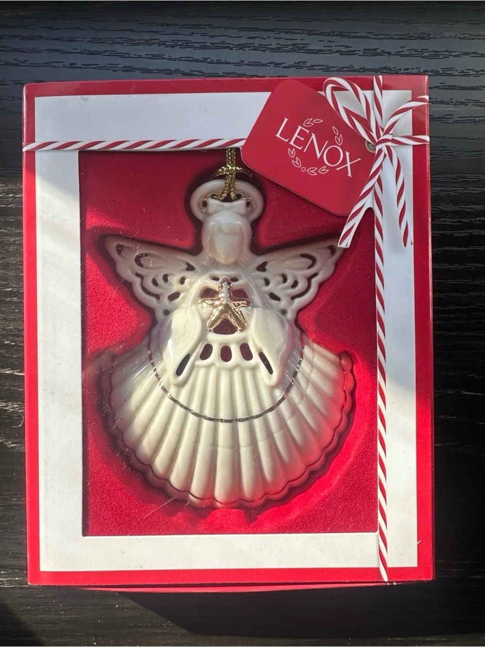 Lenox “Angel of the Sea” Porcelain Christmas Ornament – 4” (New in Box)